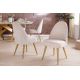 Seturi scaune, HoReCa - Set de 2 scaune, Catifea Raiata, Bej, MIA CASA, A-45926 VC