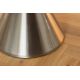 Mese dining - Masa Rotunda, Metal, Argintiu, Marmura Optic, ELEGANCIA 130cm, A-45899 VC