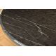 Mese dining - Masa Rotunda, Metal, Argintiu, Marmura Optic, ELEGANCIA 130cm, A-45899 VC