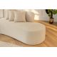 Canapele - Canapea semicirculara XXL, Tesatura Boucle, Bej, ATELIER L 330cm, A-46548 VC