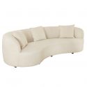 Canapea semicirculara, Tesatura Boucle, Bej, ATELIER 230cm, A-46546 VC