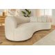 Canapele - Canapea semicirculara, Tesatura Boucle, Bej, ATELIER 230cm, A-46546 VC