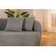 Canapele - Canapea semicirculara, Tesatura Boucle, Gri, ATELIER 230cm, A-46545 VC