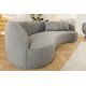 Canapele - Canapea semicirculara, Tesatura Boucle, Gri, ATELIER 230cm, A-46545 VC