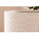 Veioze - Lampa de masa, Lemn, Tesatura Boucle, Alb, LOVERS 60cm, A-46649 VC