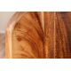 Veioze - Lampa de masa, Lemn, Tesatura Boucle, Alb, LOVERS 60cm, A-46649 VC