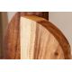 Veioze - Lampa de masa, Lemn, Tesatura Boucle, Alb, LOVERS 60cm, A-46649 VC