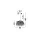 Pendule, Lustre suspendate - Lustra ratan design natural JAUNET NVL-9586535