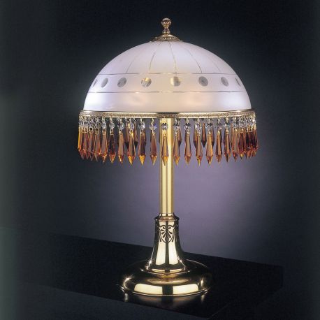 Veioze - Veioza, Lampa de masa design italian, cristale topaz, 752