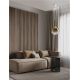Pendule, Lustre suspendate - Pendul LED design decorativ NOSTOS Gold, NVL-9009221