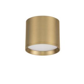 Plafoniere cu spoturi, Spoturi aplicate - Spot LED aplicat diametru 10cm ZIAZA auriu, NVL-9695166