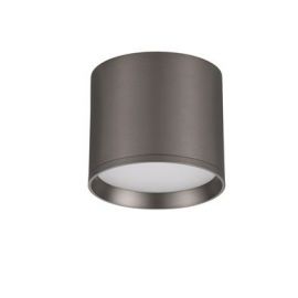Plafoniere cu spoturi, Spoturi aplicate - Spot LED aplicat diametru 10cm ZIAZA nickel negru, NVL-9695167