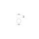 Plafoniere cu spoturi, Spoturi aplicate - Spot LED aplicat diametru 12cm ZIAZA auriu, NVL-9695168