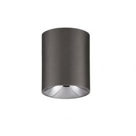 Plafoniere cu spoturi, Spoturi aplicate - Spot LED aplicat diametru 7,2cm ANETO nickel negru, NVL-9695153