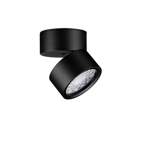 Plafoniere cu spoturi, Spoturi aplicate - Spot LED aplicat directionabil diametru 8cm PULL negru, NVL-9030770
