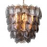Candelabru LUX, Otel Alama Vintage, Sticla Fumurie, Elias, 118357 HZ