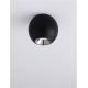 Plafoniere cu spoturi, Spoturi aplicate - Spot LED aplicat diametru 8,5cm NANO negru, NVL-9052029