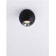 Plafoniere cu spoturi, Spoturi aplicate - Spot LED aplicat diametru 8,5cm NANO negru, NVL-9052029