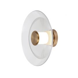Aplice, corpuri de iluminat pentru pereti - Aplica de perete LED, Ambientala, Sticla Transparenta, 10W, ZB-25143