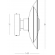 Aplice, corpuri de iluminat pentru pereti - Aplica de perete LED, Ambientala, Sticla Transparenta, 10W, ZB-25143