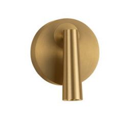 Aplice, corpuri de iluminat pentru pereti - Aplica cu Spot LED directionabil stil minimalist TICO auriu, NVL-9695148