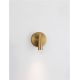 Aplice, corpuri de iluminat pentru pereti - Aplica cu Spot LED directionabil stil minimalist TICO auriu, NVL-9695148