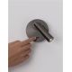 Aplice, corpuri de iluminat pentru pereti - Aplica cu Spot LED directionabil stil minimalist TICO nickel, NVL-9695149