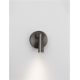 Aplice, corpuri de iluminat pentru pereti - Aplica cu Spot LED directionabil stil minimalist TICO nickel, NVL-9695149