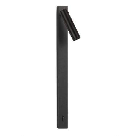 Aplice, corpuri de iluminat pentru pereti - Aplica cu Spot LED directionabil moderna TONDO negru, NVL-9540274