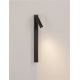 Aplice, corpuri de iluminat pentru pereti - Aplica cu Spot LED directionabil moderna TONDO negru, NVL-9540274