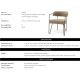 Scaune - Scaun design elegant LUX, Trenton bej, Giuseppe, 119488 HZ