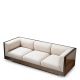 Canapele - Canapea design LUX, Furnir de eucalipt lucios, Sebastian, 119412 HZ