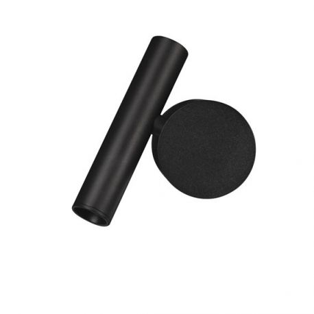 Aplice, corpuri de iluminat pentru pereti - Aplica cu Spot LED directionabil stil minimalist CICLO negru, NVL-9540283