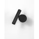 Aplice, corpuri de iluminat pentru pereti - Aplica cu Spot LED directionabil stil minimalist CICLO negru, NVL-9540283