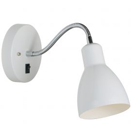 Aplice cu Spot - Aplica de perete cu intrerupator Cyclone alb, 2512741001 NL