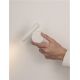 Aplice, corpuri de iluminat pentru pereti - Aplica cu Spot LED directionabil stil minimalist CICLO alba, NVL-9540284