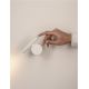 Aplice, corpuri de iluminat pentru pereti - Aplica cu Spot LED directionabil stil minimalist CICLO alba, NVL-9540284