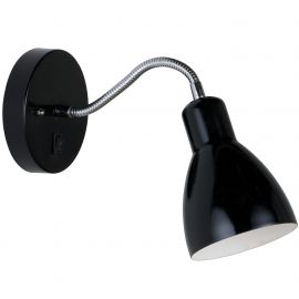 Aplice cu Spot - Aplica de perete cu intrerupator Cyclone negru, 2512741003 NL
