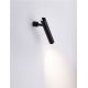 Aplice, corpuri de iluminat pentru pereti - Aplica Spot LED directionabil stil minimalist ARLO negru, NVL-9232132