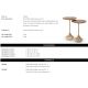 Masute Living - Set de 2 masute design LUX Onyx, Lemn, Puglia, 119346 HZ