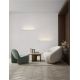 Aplice, corpuri de iluminat pentru pereti - Aplica LED stil ambiental PABLO alba L-40cm, NVL-9060258