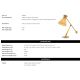 Veioze - Lampa de masa LUX design natural Kon Tiki, 119045 HZ