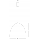 Pendule, Lustre suspendate - Lustra Suspendata MULBERRY, Negru, ZB-25175
