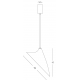Pendule, Lustre suspendate - Lustra Suspendata MULBERRY, Alb, ZB-25173