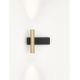 Aplice, corpuri de iluminat pentru pereti - Aplica Spot LED stil minimalist PARON negru/auriu, NVL-9060242