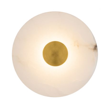 Aplice, corpuri de iluminat pentru pereti - Aplica de perete LED, Ambientala, ALABASTER- BRASS, ZB-2550