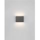 Aplice, corpuri de iluminat pentru pereti - Aplica LED iluminat ambiental Up & Down OTI nickel negru, NVL-9695165