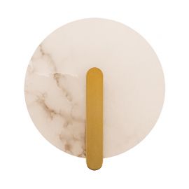 Aplice, corpuri de iluminat pentru pereti - Aplica de perete LED, Ambientala, ALABASTER- BRASS, ZB-2552