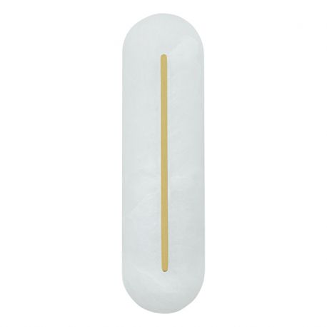 Aplice, corpuri de iluminat pentru pereti - Aplica de perete LED, Ambientala, ALABASTER- BRONZE, ZB-2546