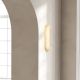 Aplice, corpuri de iluminat pentru pereti - Aplica de perete LED, Ambientala, ALABASTER- BRONZE, ZB-2546